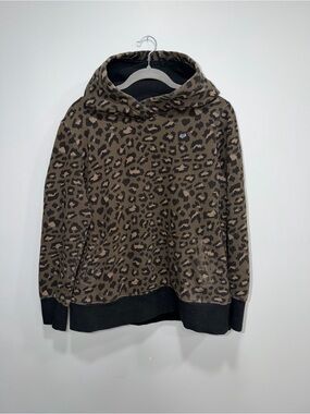Fox Racing Leopard Print Hoodie - Black & Brown